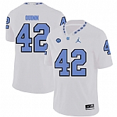 North Carolina Tar Heels 42 Robert Quinn White College Football Jersey Dzhi,baseball caps,new era cap wholesale,wholesale hats